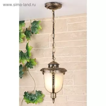 Светильник Elektrostandard садово-парковый, 60 Вт, E27, IP44, подвес., Atlas H черное золото