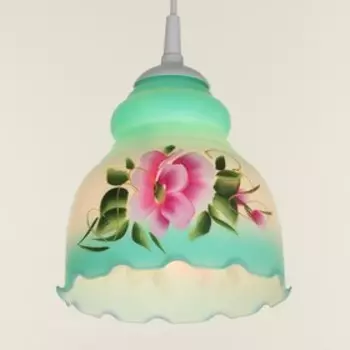 Светильник BayerLux Елена 1 лампа E27 60 Вт мол. зеленая