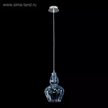 Светильник Eustoma 1x40Вт E14 никель 16x16x143см