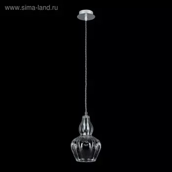 Светильник Eustoma 1x40Вт E14, никель 16x16x143 см