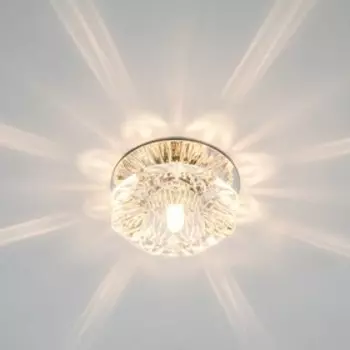 Светильник F2055-S CR CL G4, G4 4x8Вт, цвет хром