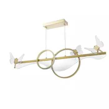 Светильник "Фьюжн" LED 110Вт 3000-6000К золото 100х12х28см