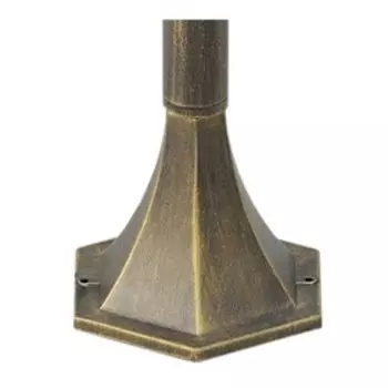 Светильник «Фабур», 95Вт E27, цвет чёрный, золото, IP44