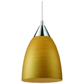 Светильник FLAME 1x60Вт E14 хром, оранжевый 14x14x120см