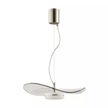 Светильник FLUENT, 13Вт LED 3500K, 376лм, цвет никель, IP20