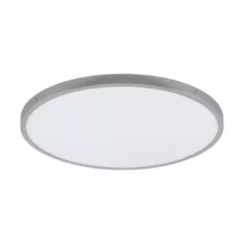 Светильник FUEVA 1, 1x27Вт LED, 3000K, 3200лм, цвет серебро