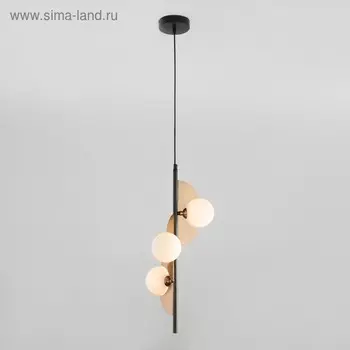 Светильник Futura 3x25Вт G9 чёрный, золото 27x27x128см