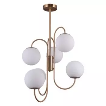 Светильник G31106/6HB WT, E27 6x5Вт, цвет матовая латунь