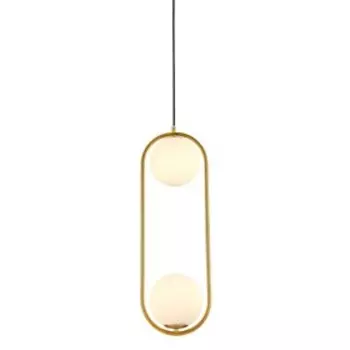 Светильник G51147/2AB WT, E14 2x5Вт, цвет бронза