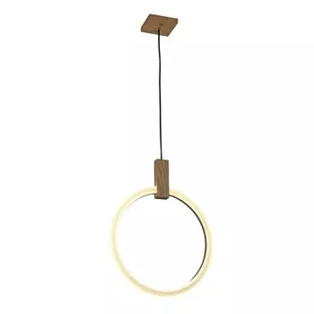 Светильник ЭкономСвет G51223/400 WD WT, LED 1x24Вт 4000K, 3300лм, цвет натуральное дерево