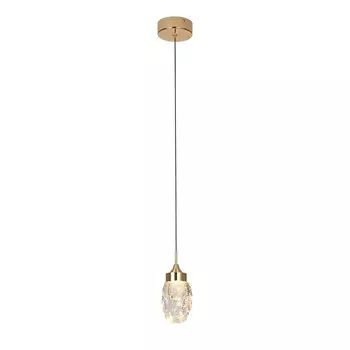 Светильник G61361/1GD CL, LED 1x5Вт 3300K, 180лм, цвет золото