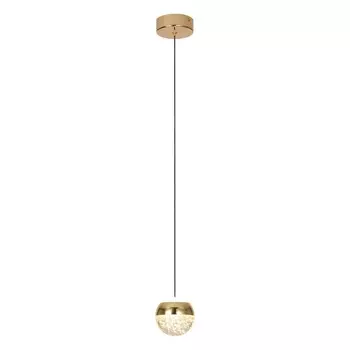 Светильник G61365/1GD CL+GD, LED 1x9Вт 3300K, 190лм, цвет золото