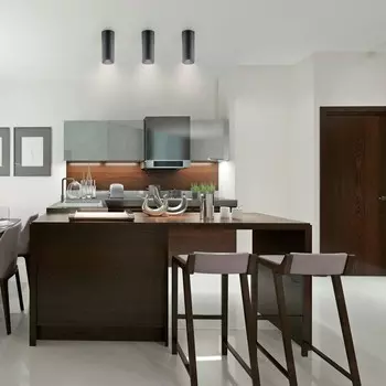 Светильник Gauss Overhead, 12Вт LED, 3000K, 900лм, цвет черный