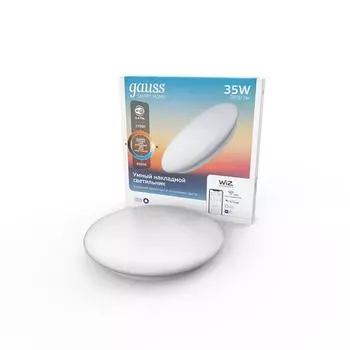 Светильник Gauss Smart Home, 1x35Вт LED, 2700-6500K, 2800лм, цвет белый