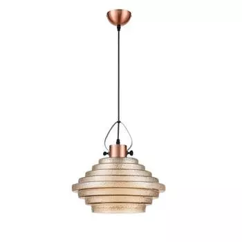 Светильник Genio, 1x60Вт E27, цвет янтарный