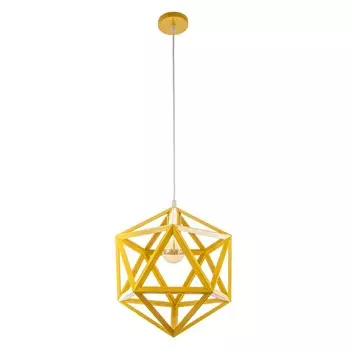 Светильник BayerLux "Геометрия" E27 1х40Вт желтый 35х35х35-135 см