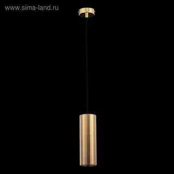 Светильник подвесной Maytoni P011PL-01G, 1хE14, 40Вт, 8х8х178 см, цвет золото