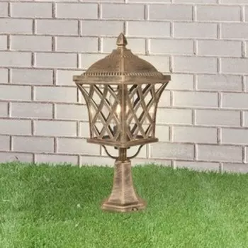 Светильник GL 1018S, IP44, 60 Вт, Е27, цвет черное золото