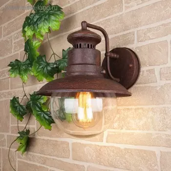 Светильник GL 3002D, IP44, 60 Вт, Е27, цвет коричневый