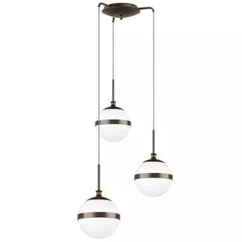 Светильник Globo, 3x40Вт E14, цвет умбра