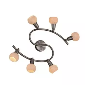 Светильник "Готика" 5x60Вт E14 хром 65x35x12см