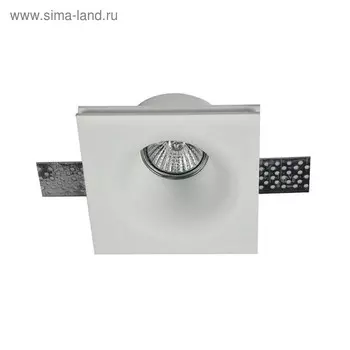 Светильник встраиваемый Technical DL001-1-01-W, 1хGU10, 35Вт, 12х12х6 см, цвет белый