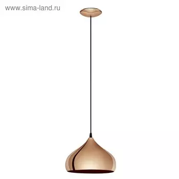 Светильник HAPTON 1x60Вт E27, медь 29x29x110 см