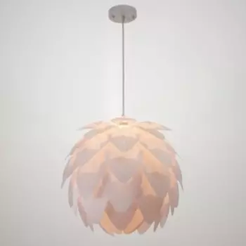 Светильник "Хмель" 1хЕ27 40Вт белый 36х36х40-140 см