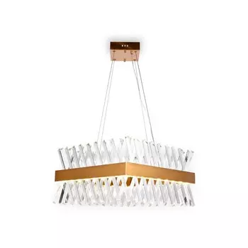 Светильник хрустальный подвесной светодиодный Ambrella light, Traditional, TR5318, LED, 144 Вт, 10800Lum, 3000-6400К, цвет золото