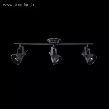 Светильник Ibbi 3x40Вт E14, чёрный 13x73x13см