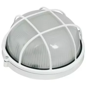 Светильник IEK LNPP0-1302, E27, 60 Вт, 1000 Лм, IP54, белый, круглый, с решёткой