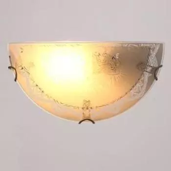 Светильник "Индия" моллир., 1х60Вт Е27, хром, d=30 см, h=5,5 см