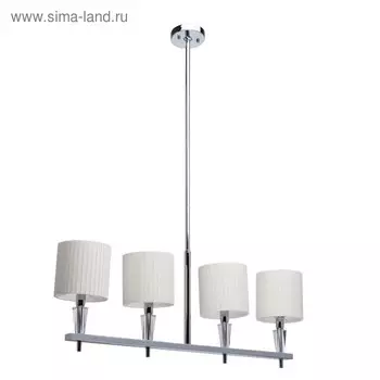 Светильник "Инесса" 4x40Вт E14 хром 99x17x150см