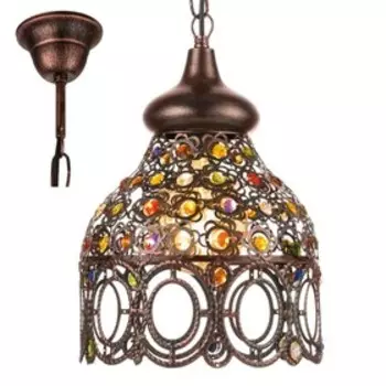 Светильник JADIDA 1x60Вт E27, медь 22x22x110 см