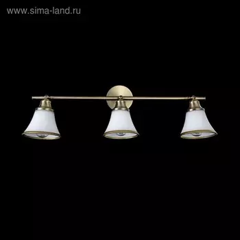 Светильник Jasinta 3x40Вт E14 латунь 21x58x17см
