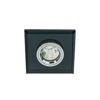 Светильник ЭкономСвет, 432SJA CR BK, Мах 50Вт GU5.3, цвет хром