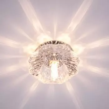 Светильник ЭкономСвет, 609 CL CR, Мах 40Вт G9, цвет хром