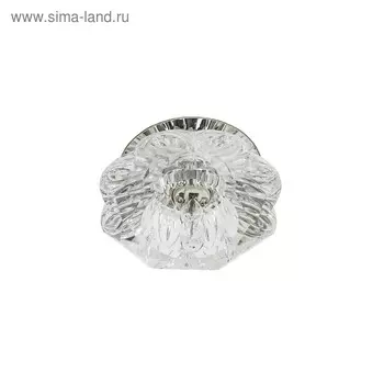 Светильник ЭкономСвет, 609 CL CR, Мах 40Вт G9, цвет хром