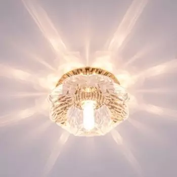 Светильник ЭкономСвет, 609 CL GD, Мах 40Вт G9, цвет золото