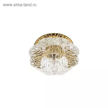 Светильник ЭкономСвет, 609 CL GD, Мах 40Вт G9, цвет золото