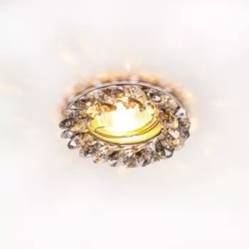 Светильник ЭкономСвет, 712 GY CR, Мах 50Вт GU5.3, цвет хром