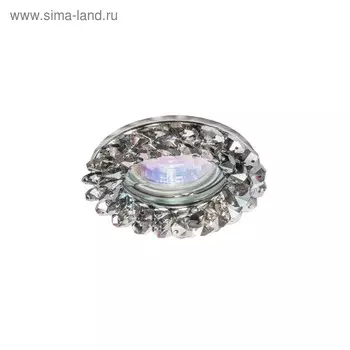 Светильник ЭкономСвет, 712 GY CR, Мах 50Вт GU5.3, цвет хром