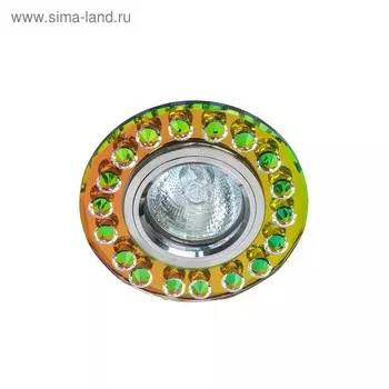 Светильник ЭкономСвет, D2001 CR RNB+CL, Мах 50Вт GU5.3, цвет хром