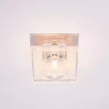 Светильник ЭкономСвет, F3134 CR WT G4, Мах 35Вт G4, цвет хром