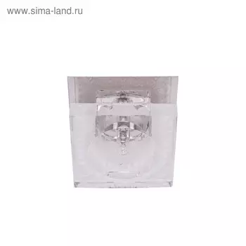 Светильник ЭкономСвет, F3134 CR WT G4, Мах 35Вт G4, цвет хром