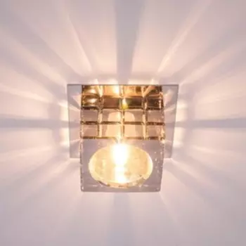 Светильник ЭкономСвет, F3641 CR SM G4, Мах 35Вт G4, цвет хром