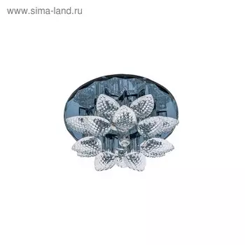 Светильник "ЭкономСвет" F5013 SM+CL GU5.3, Мах 50Вт GU5.3, цвет зеркальный