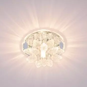 Светильник "ЭкономСвет" F5013 WT+CL GU5.3, Мах 50Вт GU5.3, цвет зеркальный