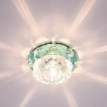 Светильник ЭкономСвет, J0194 LTBL CL, Мах 50Вт GU5.3, цвет зеркальный цветной