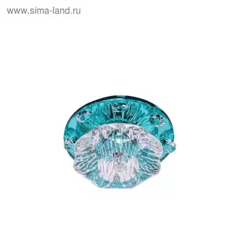 Светильник ЭкономСвет, J0194 LTBL CL, Мах 50Вт GU5.3, цвет зеркальный цветной